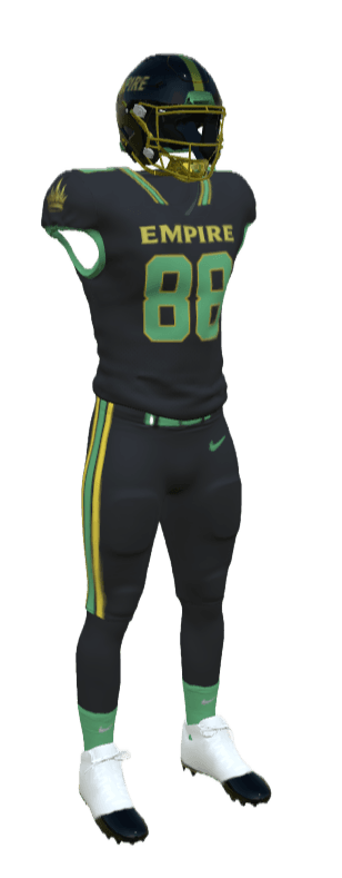 Custom Empire football uniform designed by Uniform Lab